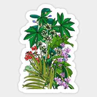 Secret Oasis (white) Sticker